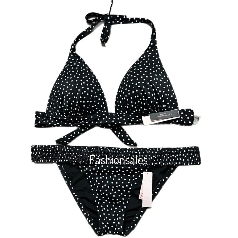 Victorias Secret Swim Habana Push Up Halter padding Bikini top & Bottoms Set